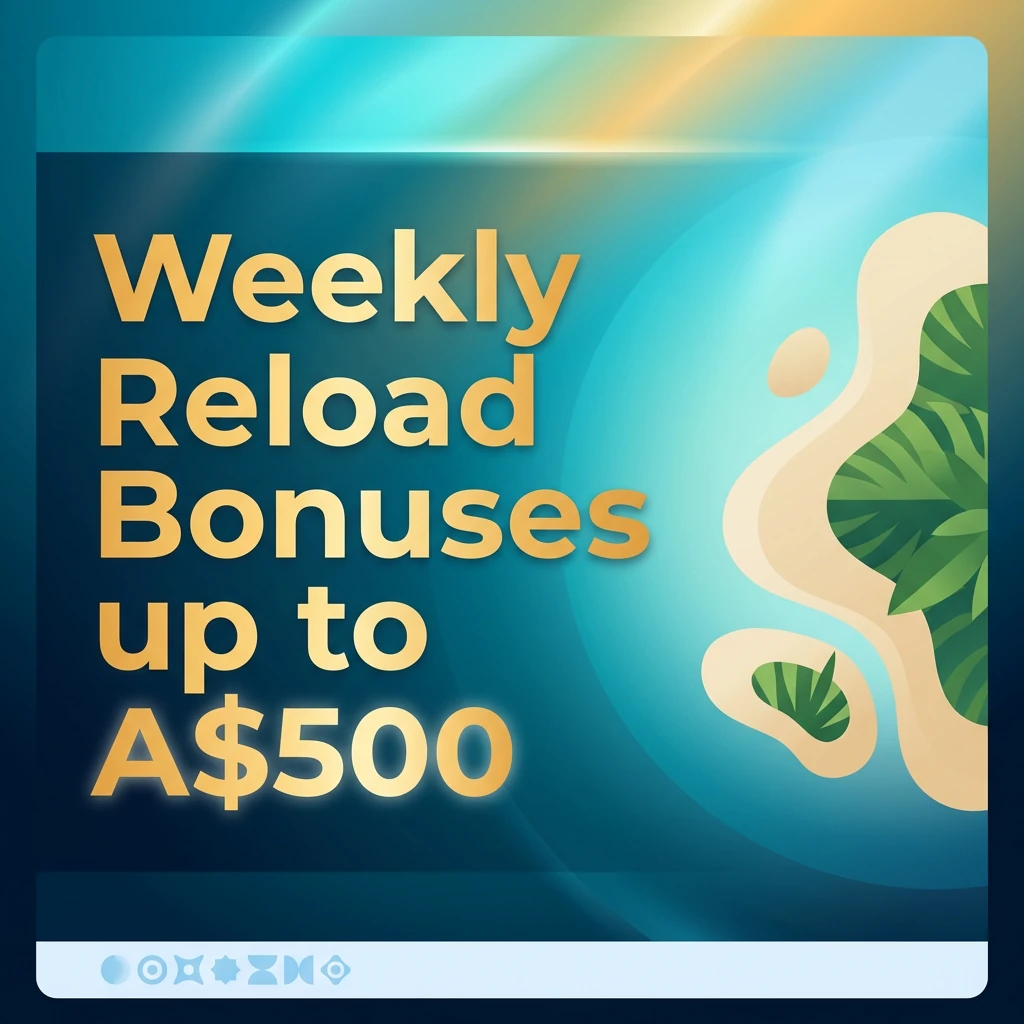 Weekly Reload Bonuses up to A$500